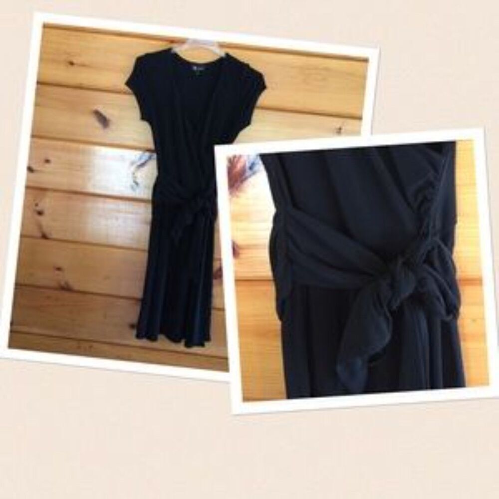 Stretchy Black AB Studio Dress S